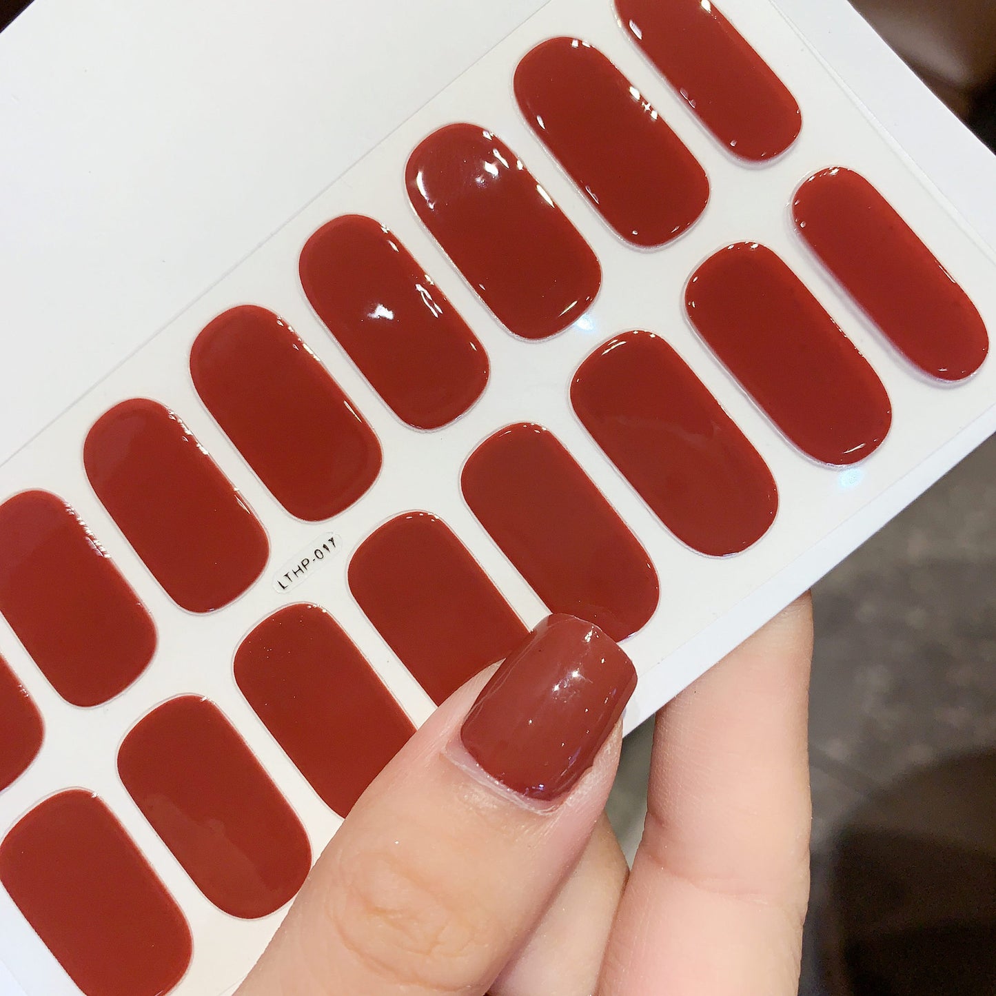 Waterproof And Durable Second Generation Semi-cured UV Nail Beauty Stickers