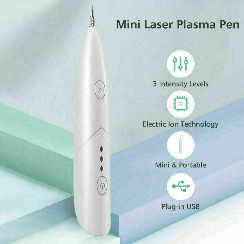 Ion Laser Freckle Skin Mole Dark Spot Remover Face Wart Tag Tattoo Removal Pen